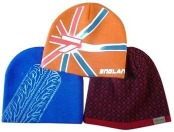 custom printing top 4 seam acrylic knitted hat