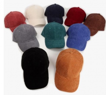 cotton corduroy constructure sport cap