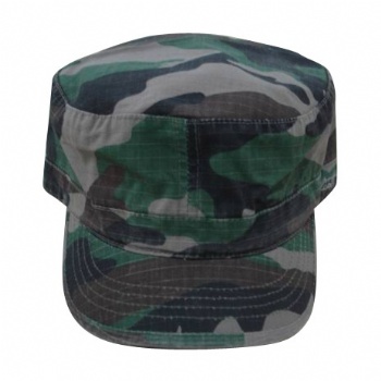 camo pattern fitted closure military cap