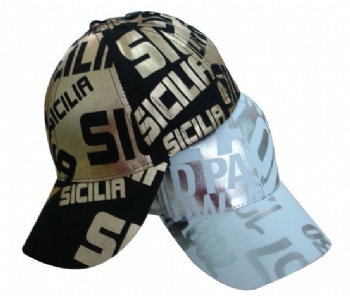 all over foil printing custom baseball hat