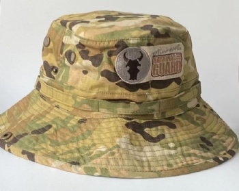 desert camo ribstop wide brim bucket hat